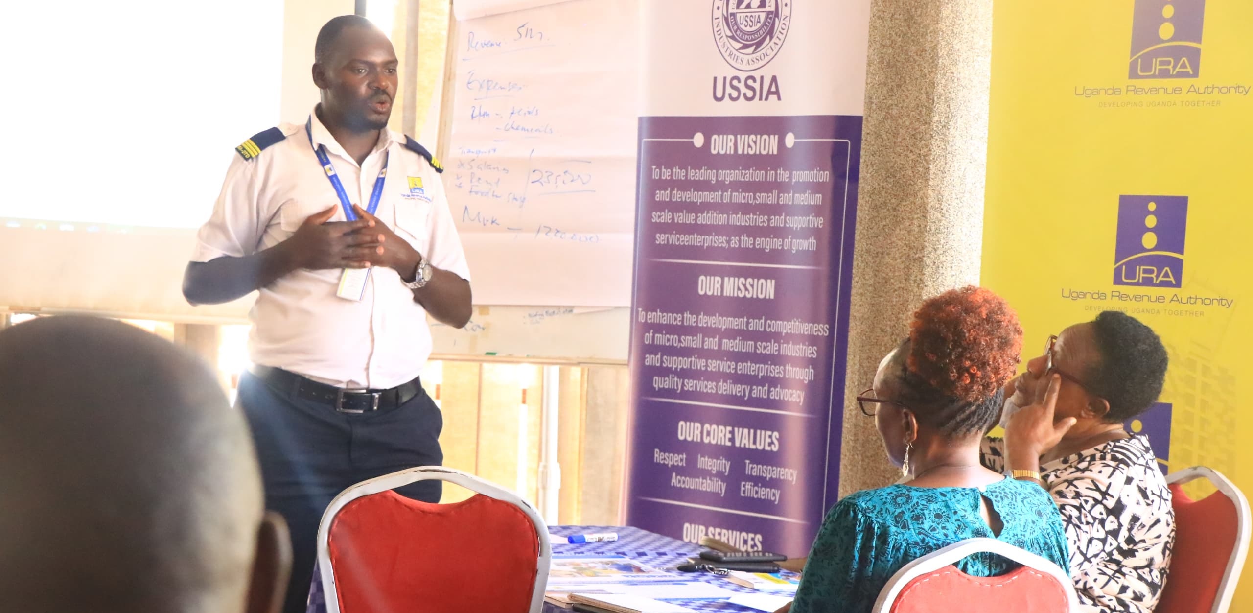 URA engages small Scale manufacturers to ease compliance.